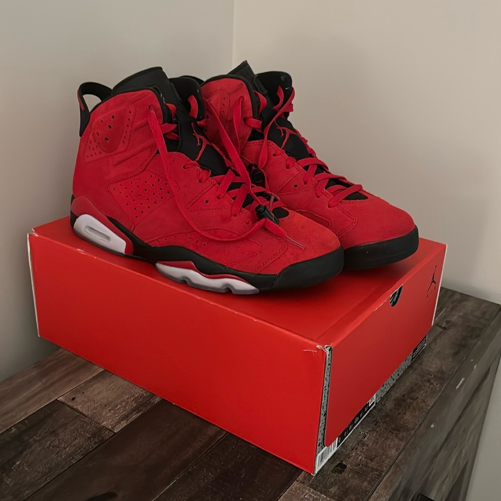 Jordan 6 Red Toro Bravo